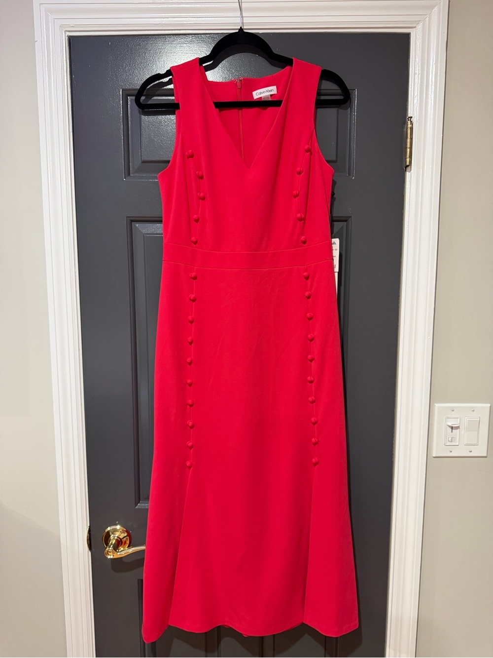Calvin Klein Hot Pink Midi Dress